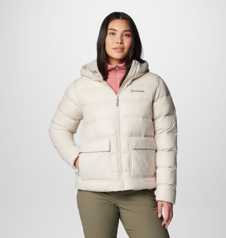 Women's Harmony Falls Hooded Down Jacket, Color: Dark Stone, image 1