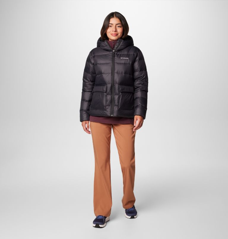 Women's Harmony Falls Hooded Down Jacket, Color: Black, image 3