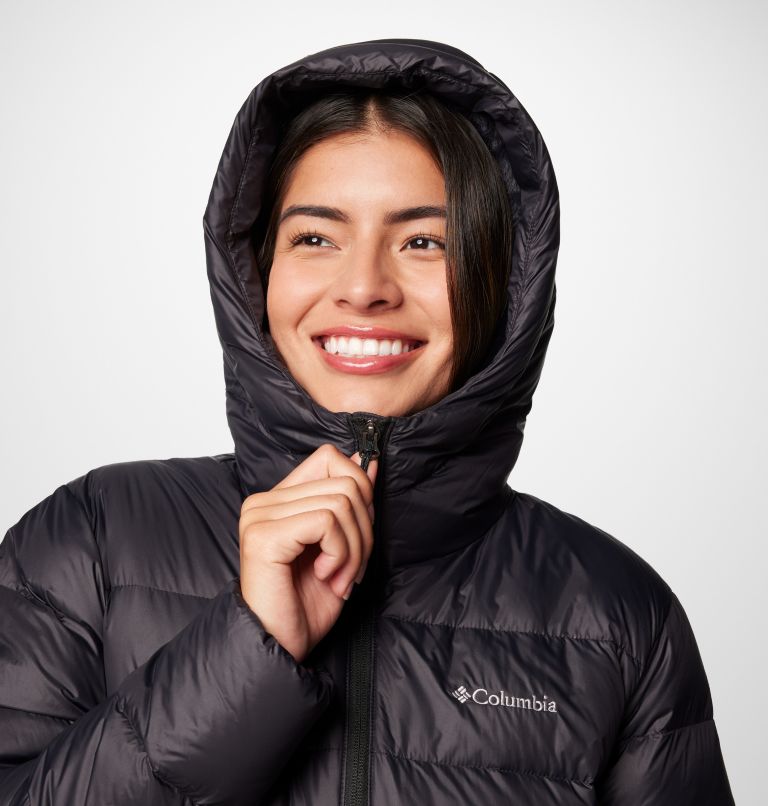 Women's Harmony Falls Hooded Down Jacket, Color: Black, image 5