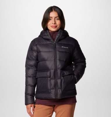 Women's Harmony Falls Hooded Down Jacket, Color: Black, image 5