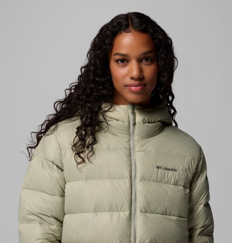 Women's Harmony Falls Hooded Down Jacket, Color: Safari, image 8