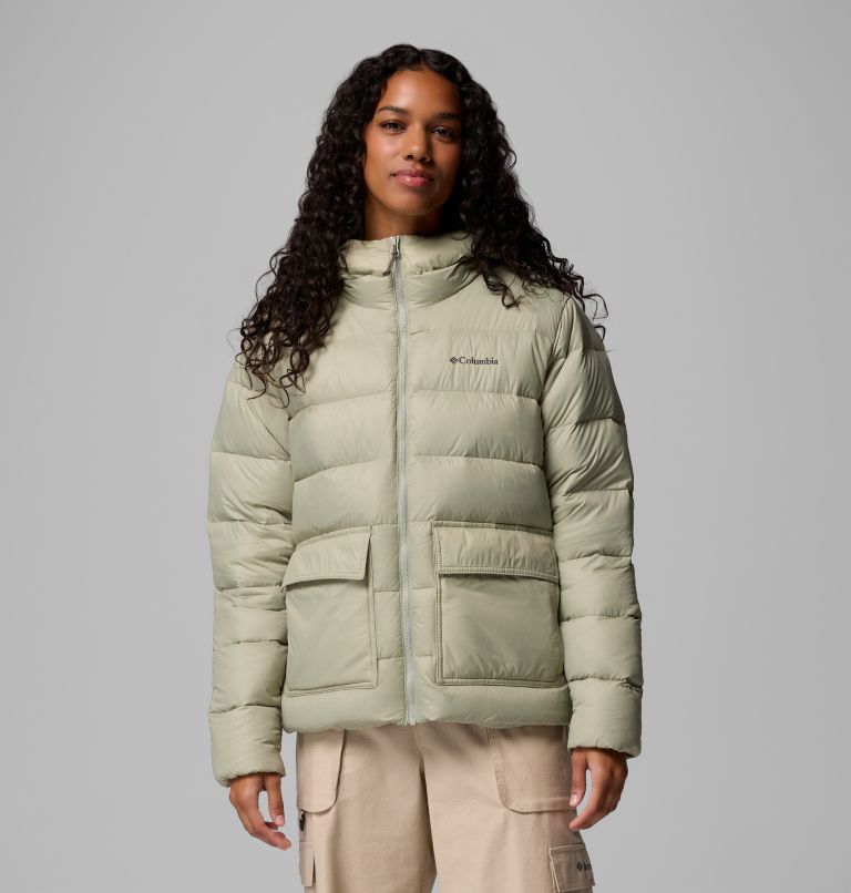 Women's Harmony Falls Hooded Down Jacket, Color: Safari, image 1