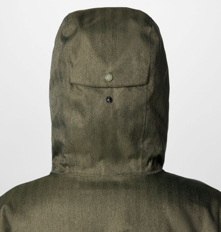 Women's Juniper Ridge II Down Jacket, Color: Stone Green Herringbone, image 10