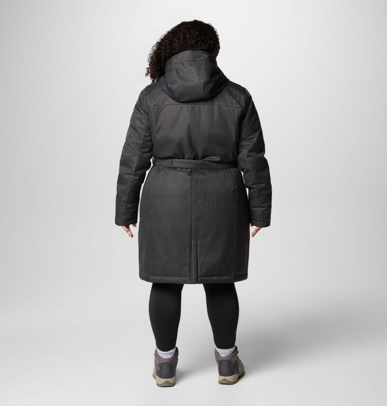 Women's Juniper Ridge II Down Jacket - Plus Size, Color: Black Herringbone, image 2