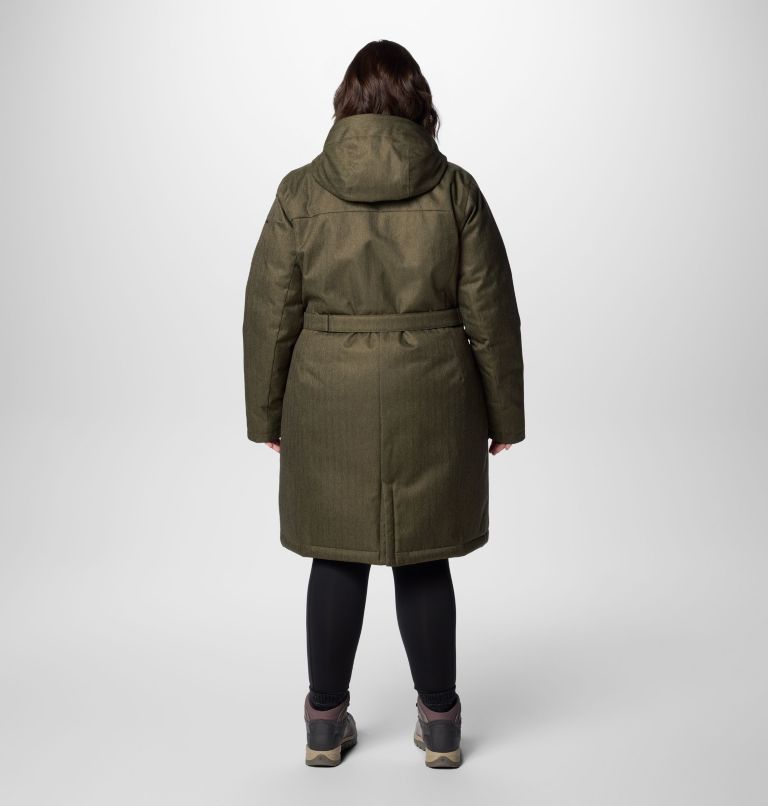 Women's Juniper Ridge II Down Jacket - Plus Size, Color: Stone Green Herringbone, image 2
