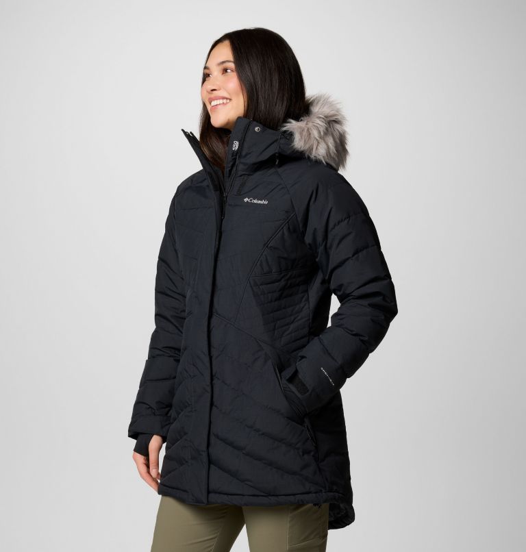 Women's Lay D Down IV Mid Jacket, Color: Black Matte, image 4