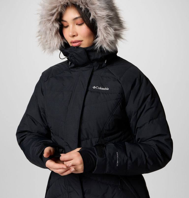 Women's Lay D Down IV Mid Jacket, Color: Black Matte, image 6