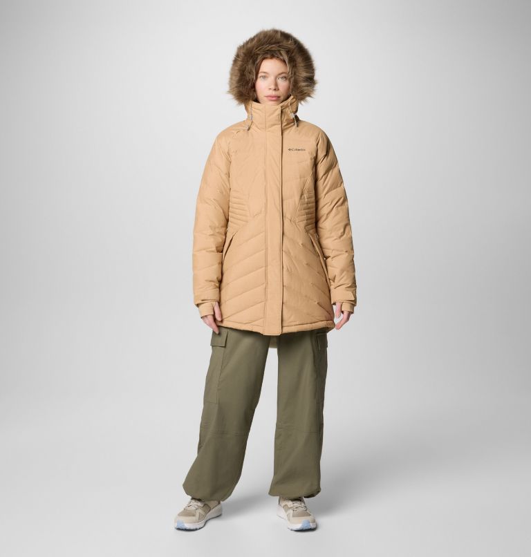 Women's Lay D Down IV Mid Jacket, Color: Canoe Matte, image 3