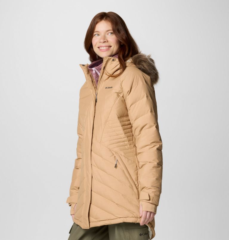 Women's Lay D Down IV Mid Jacket, Color: Canoe Matte, image 4