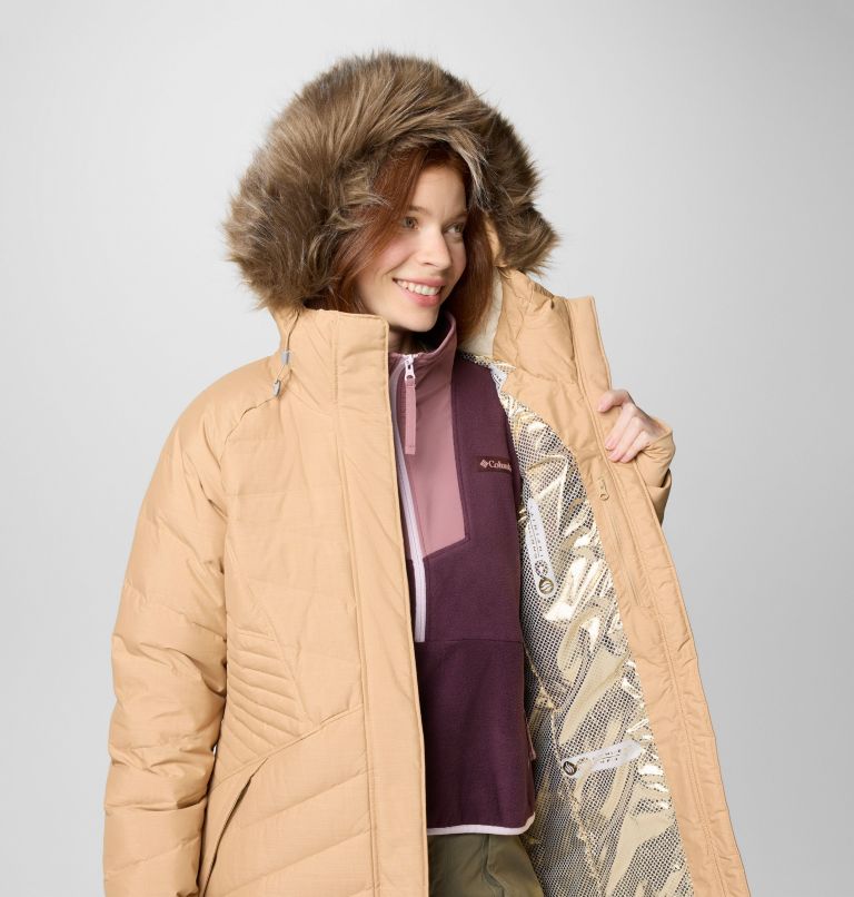 Women's Lay D Down IV Mid Jacket, Color: Canoe Matte, image 7