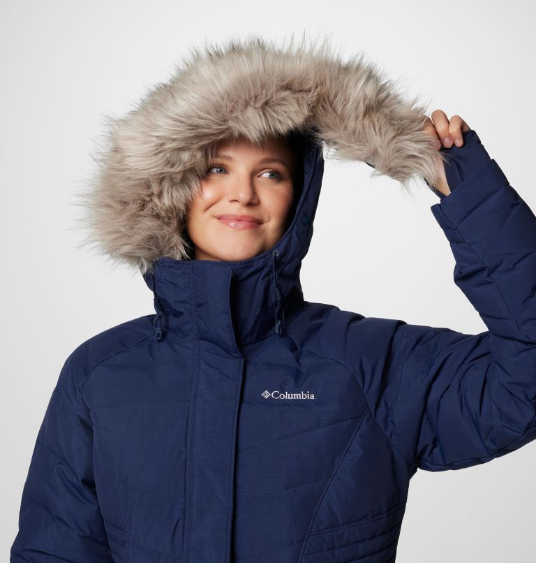 Manteau mi-long Lay D Down IV pour femmes, Color: Collegiate Navy Matte, image 5