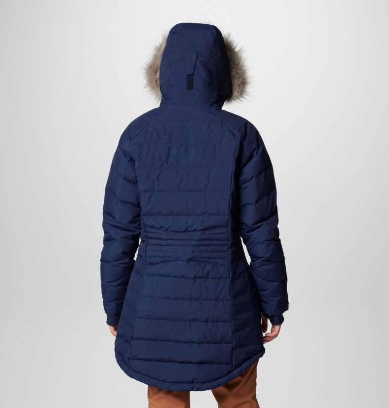 Manteau mi-long Lay D Down IV pour femmes, Color: Collegiate Navy Matte, image 2