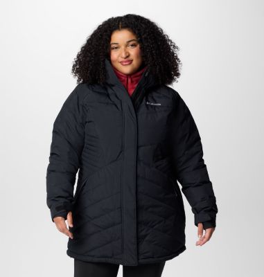 Columbia plus size long coats hotsell