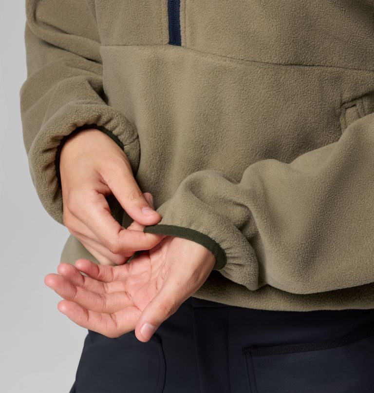 Women's Sequoia Grove Half Zip Fleece, Color: Stone Green, Greenscape, Coll Navy, image 6