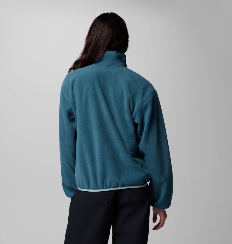 Women's Sequoia Grove Half Zip Fleece, Color: Everblue, Crushed Blue, image 3