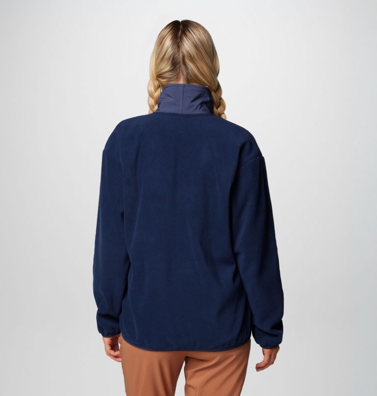 Women's Sequoia Grove Half Zip Fleece, Color: Collegiate Navy, Nocturnal, image 2