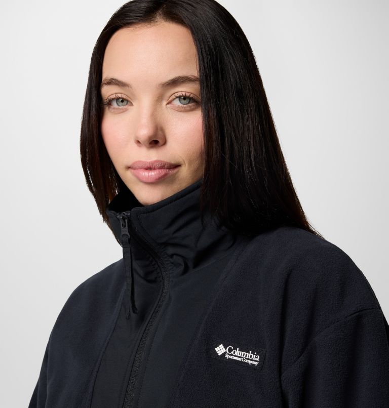Forro polar con media cremallera Sequoia Grove para mujer, Color: Black, image 4