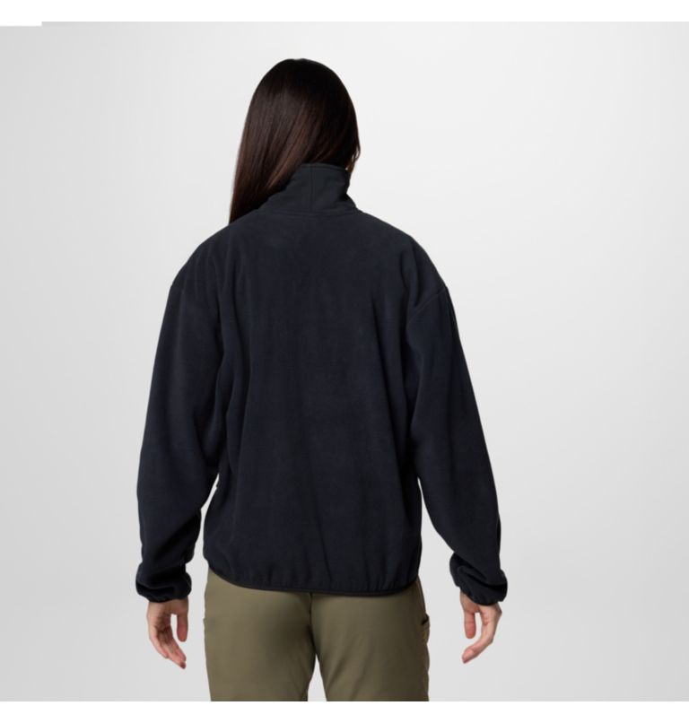 Forro polar con media cremallera Sequoia Grove para mujer, Color: Black, image 2