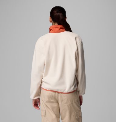 Pile con cerniera a metà lunghezza Sequoia Grove da donna, Color: Chalk, Eraser Pink, Tuscan, image 11