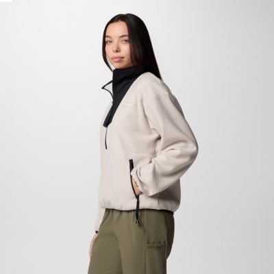 Pile con cerniera a metà lunghezza Sequoia Grove da donna, Color: Dark Stone, Black, image 35