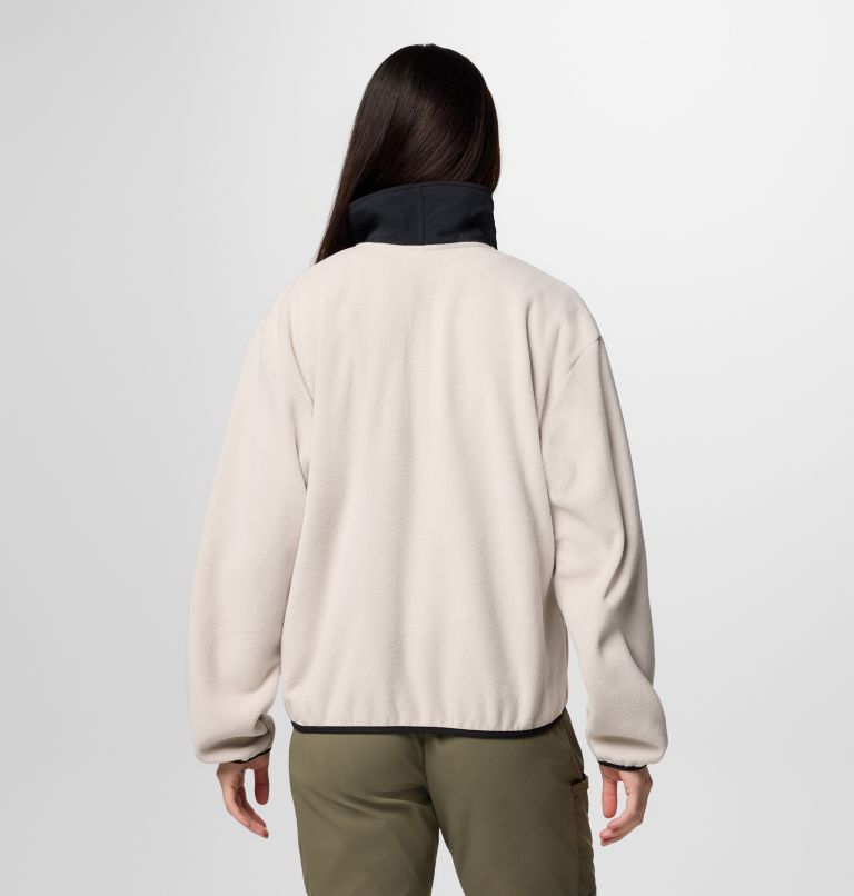 Women's Sequoia Grove Half Zip Fleece, Color: Dark Stone, Black, image 2