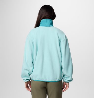 Polaire Demi-Zip Sequoia Grove Femme, Color: Spray, Teal, image 6