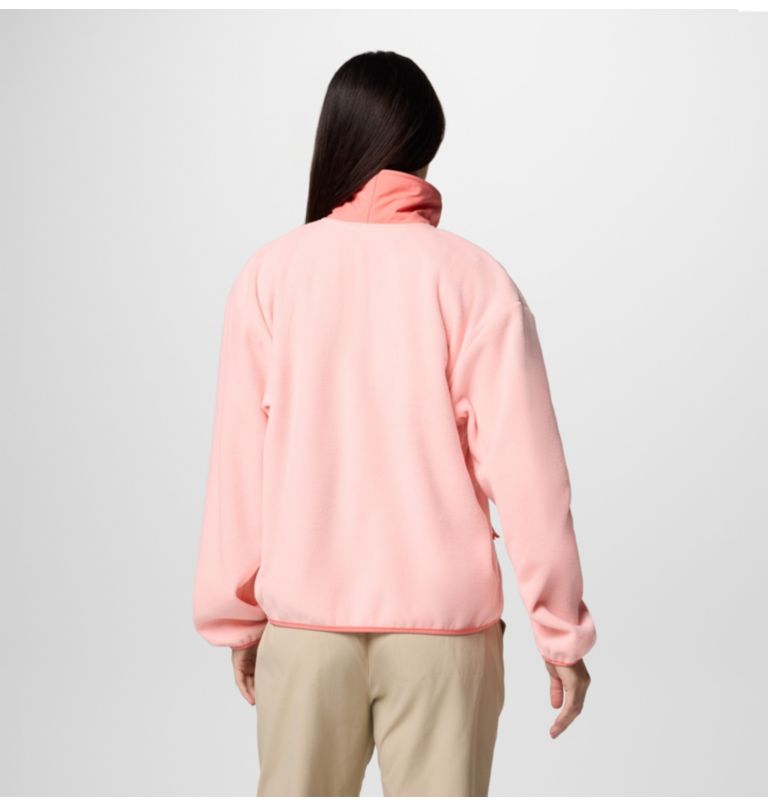 Forro polar con media cremallera Sequoia Grove para mujer, Color: Pink Sand, Alpenglow, image 2