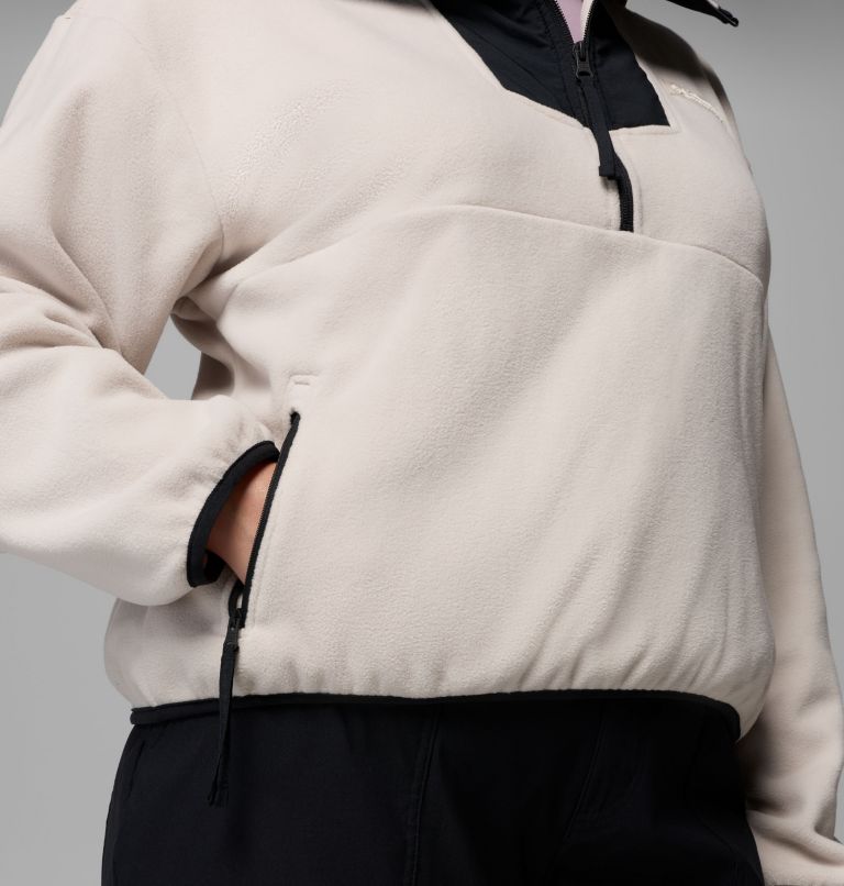 Women's Sequoia Grove Half Zip Fleece - Plus Size, Color: Dark Stone, Black, image 6