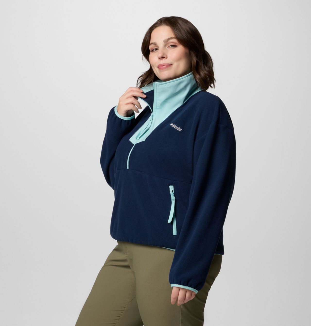Women's Sequoia Grove™ Half Zip Fleece - Plus Size | 465 | 2X 3