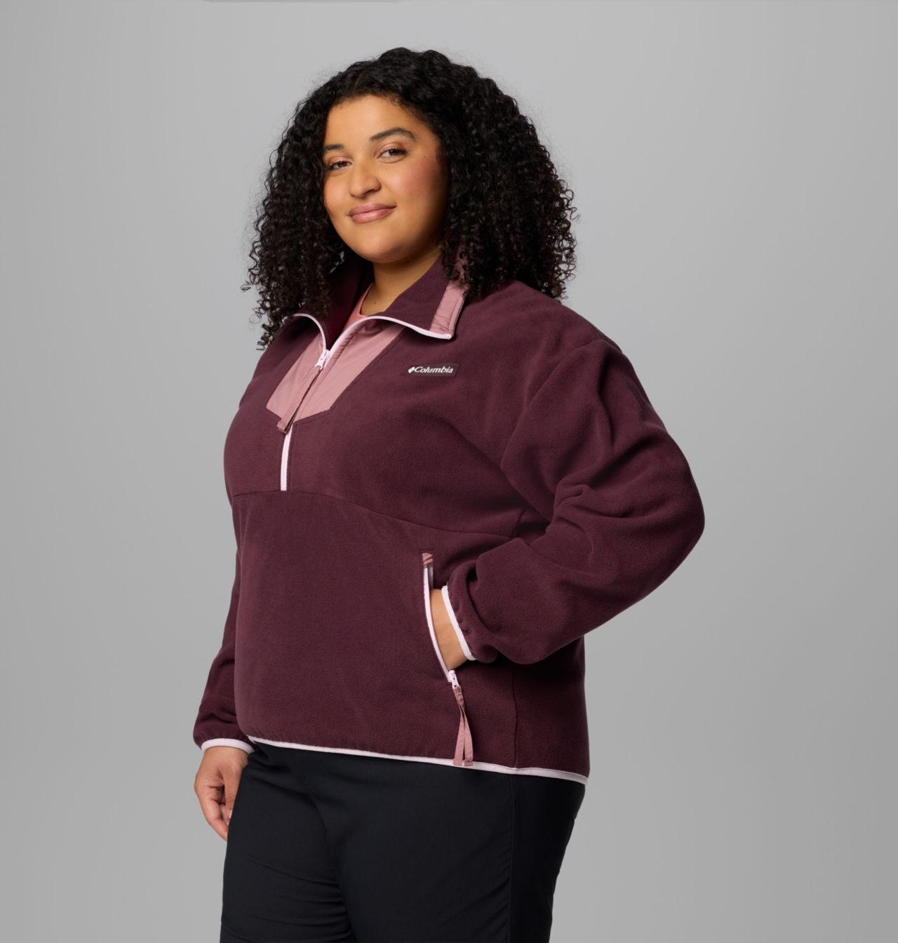 Women's Sequoia Grove™ Half Zip Fleece - Plus Size | 607 | 2X 4