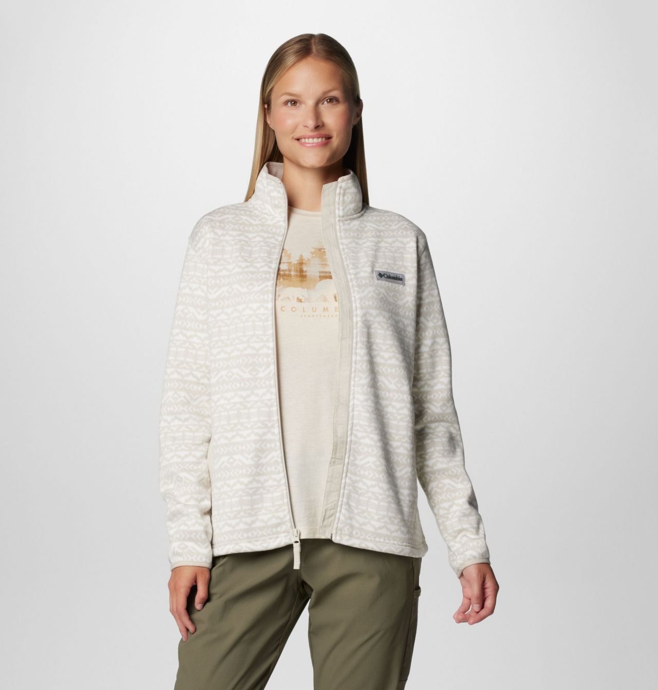 Women's Sweater Weather™ Printed Full Zip Jacket 9