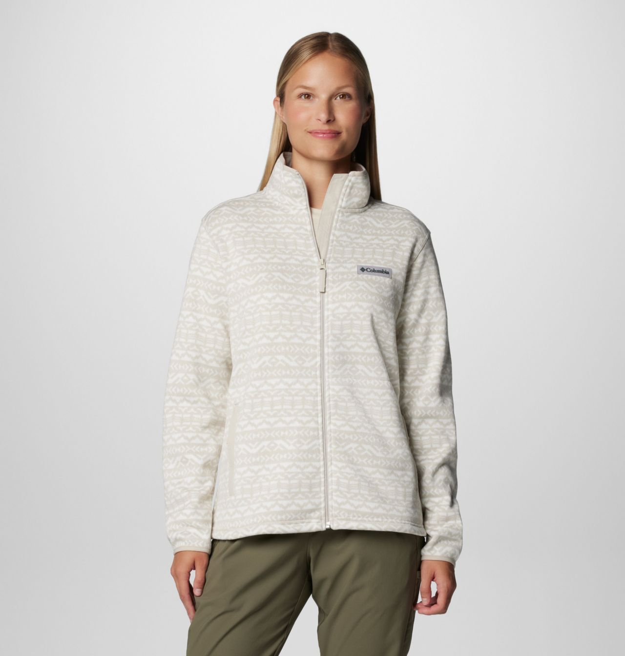 Women's Sweater Weather™ Printed Full Zip Jacket 1