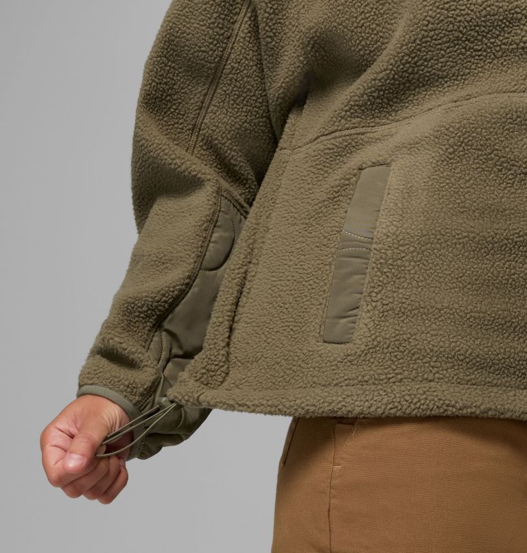Women's Cloud Point Snap Fleece Jacket, Color: Stone Green, image 7
