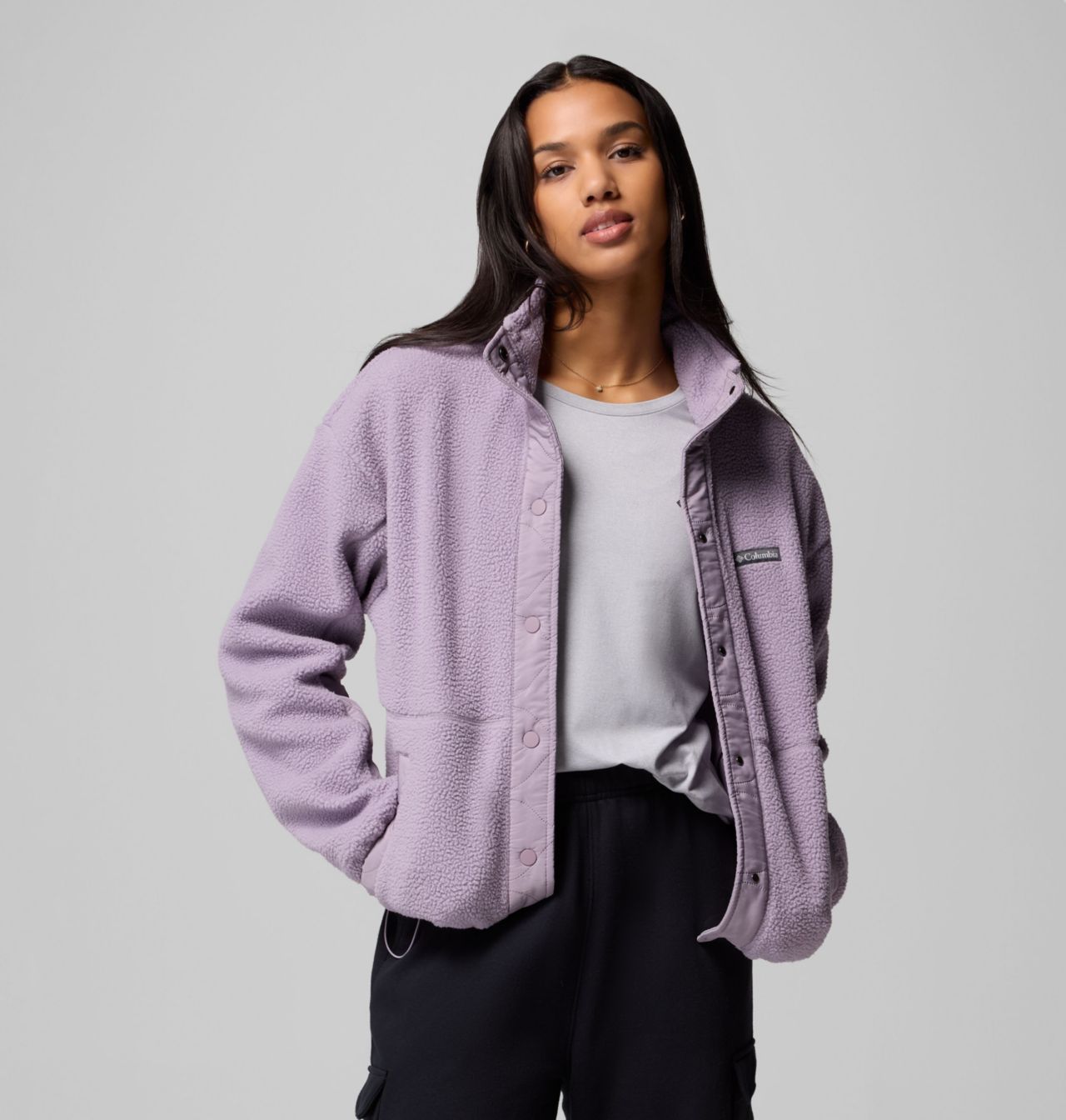 Women's Cloud Point™ Snap Fleece Jacket | 554 | S 5