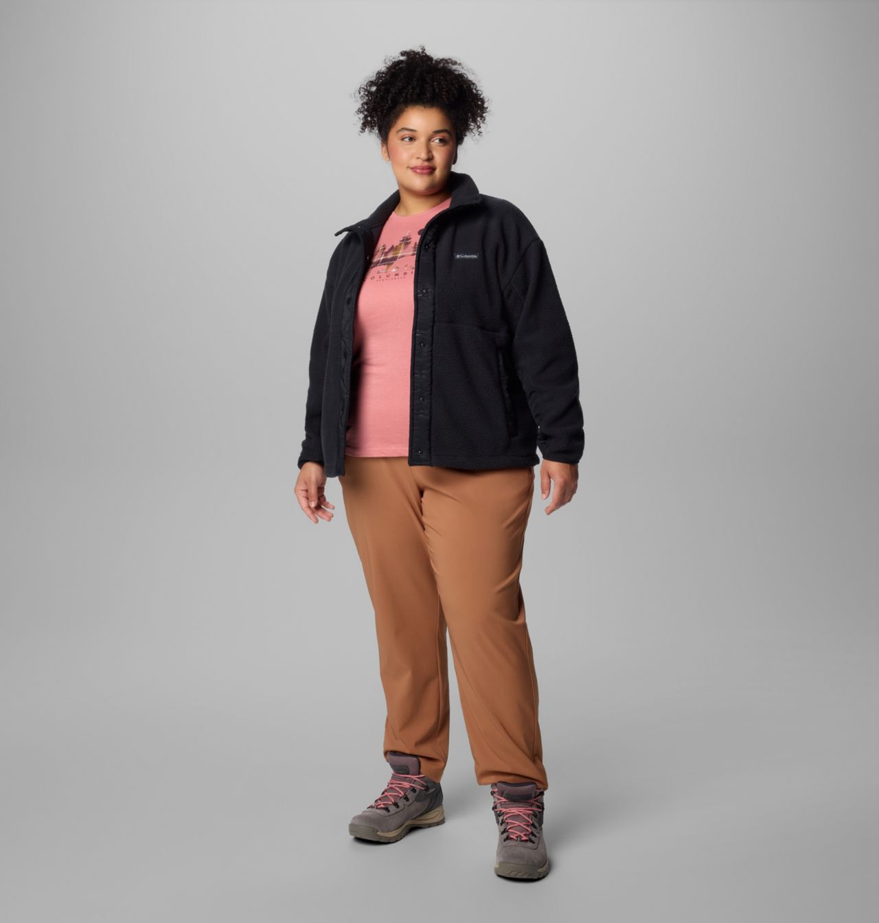 Women's Cloud Point™ Snap Fleece Jacket - Plus Size 3