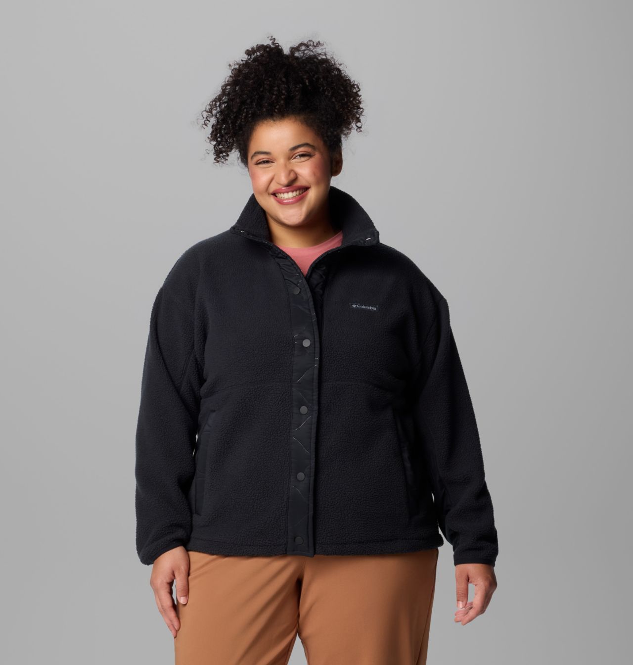Women's Cloud Point™ Snap Fleece Jacket - Plus Size 7