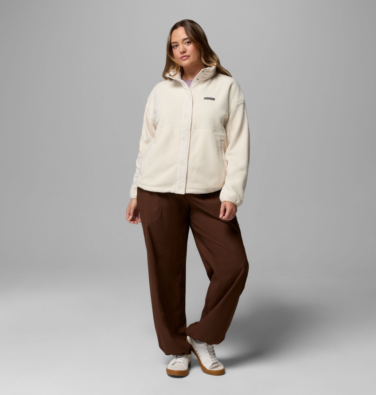 Women's Cloud Point™ Snap Fleece Jacket - Plus Size 2
