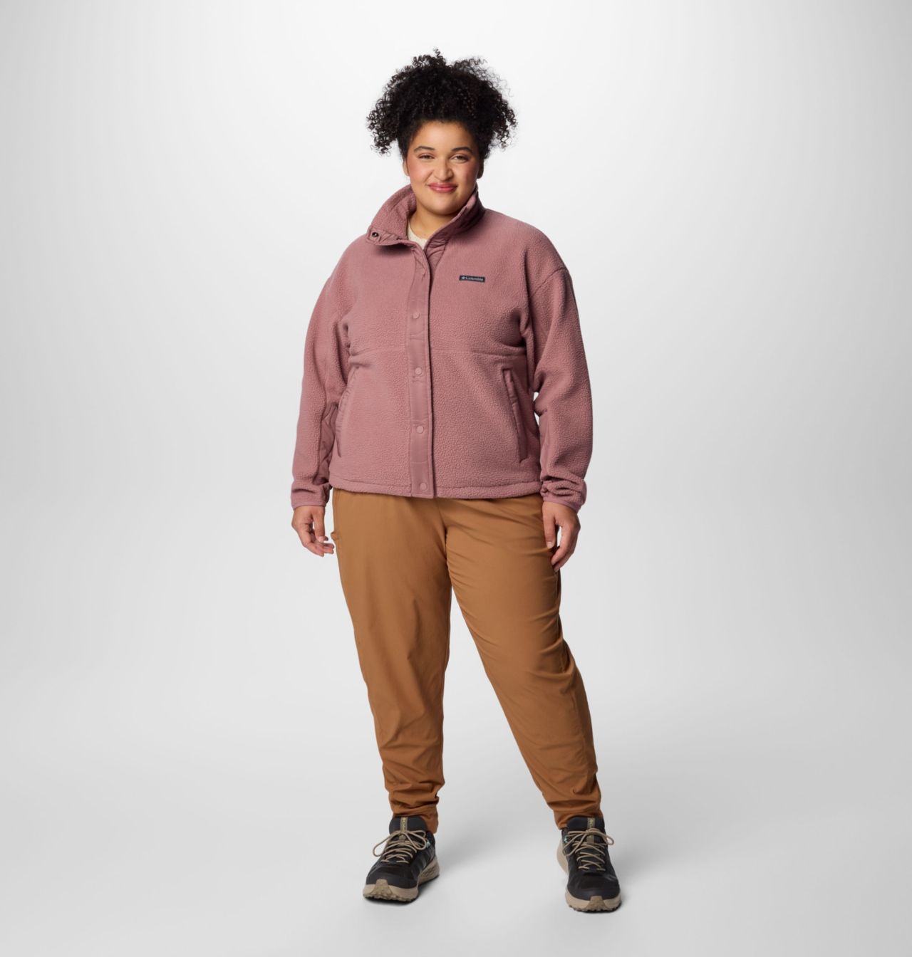 Women's Cloud Point™ Snap Fleece Jacket - Plus Size 3