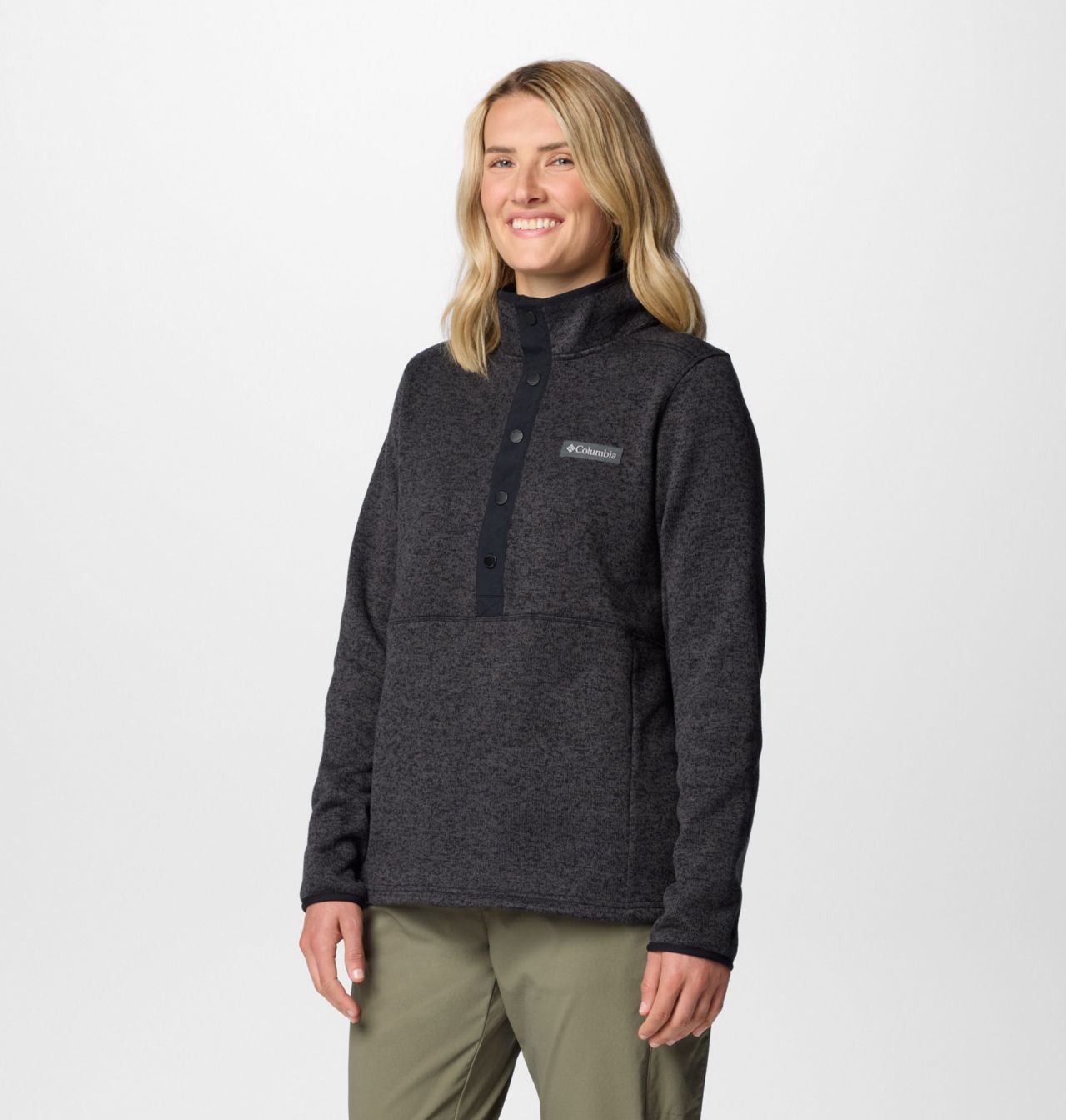 Women's Sweater Weather™ Half Snap Pullover | 010 | M 4
