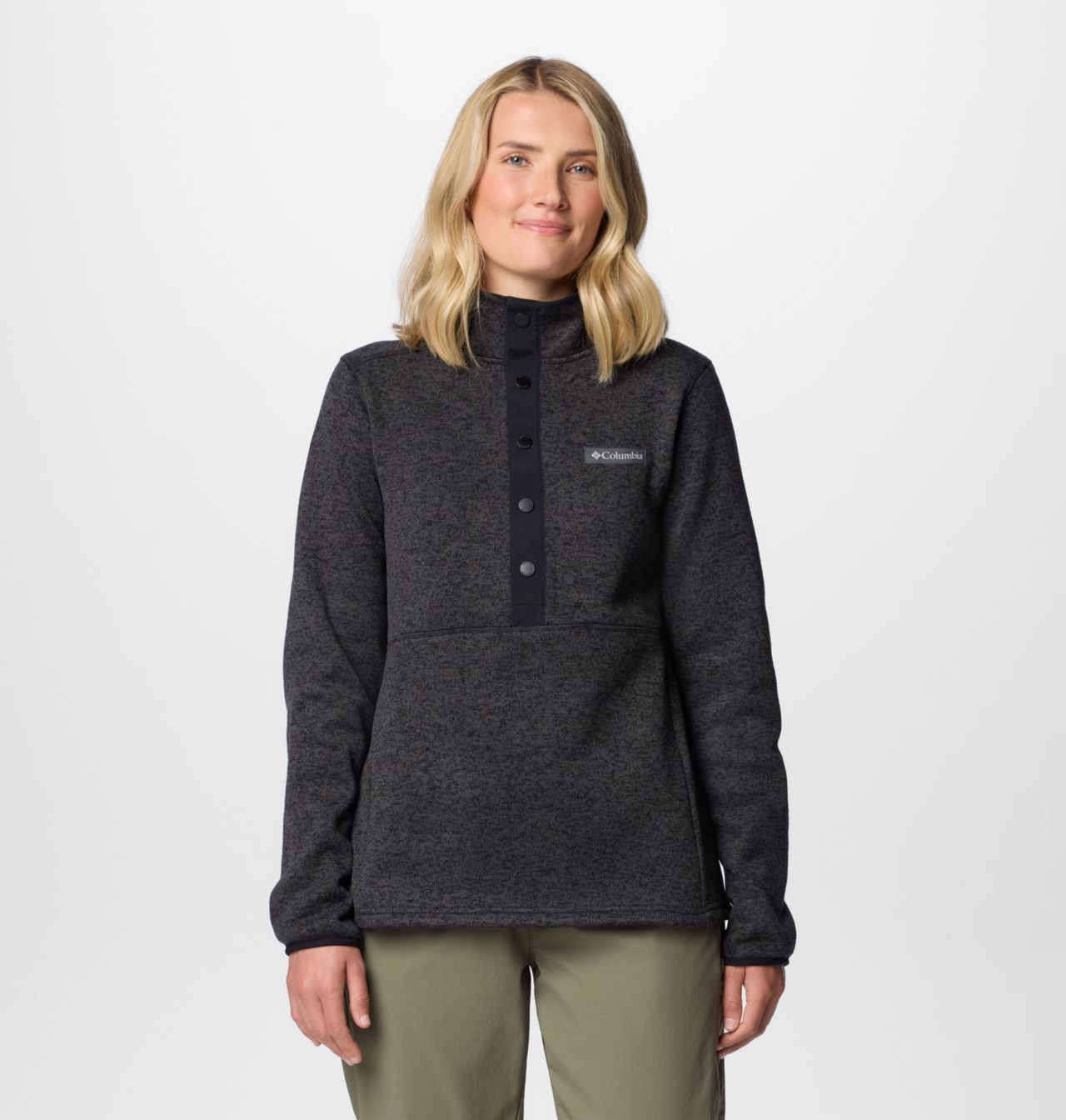 Women's Sweater Weather™ Half Snap Pullover | 010 | M 1