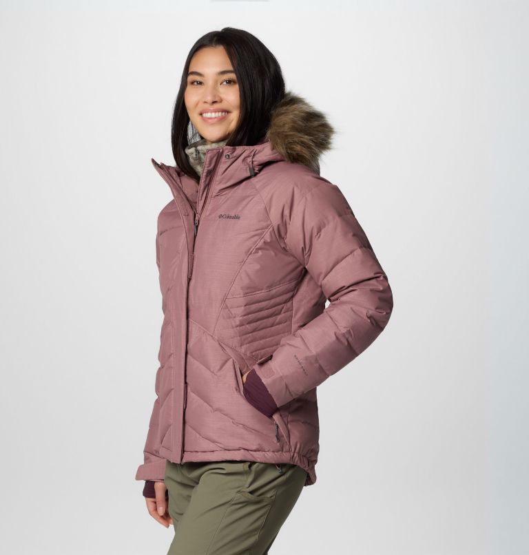 Women's Lay D Down IV Jacket, Color: Fig Matte, image 4