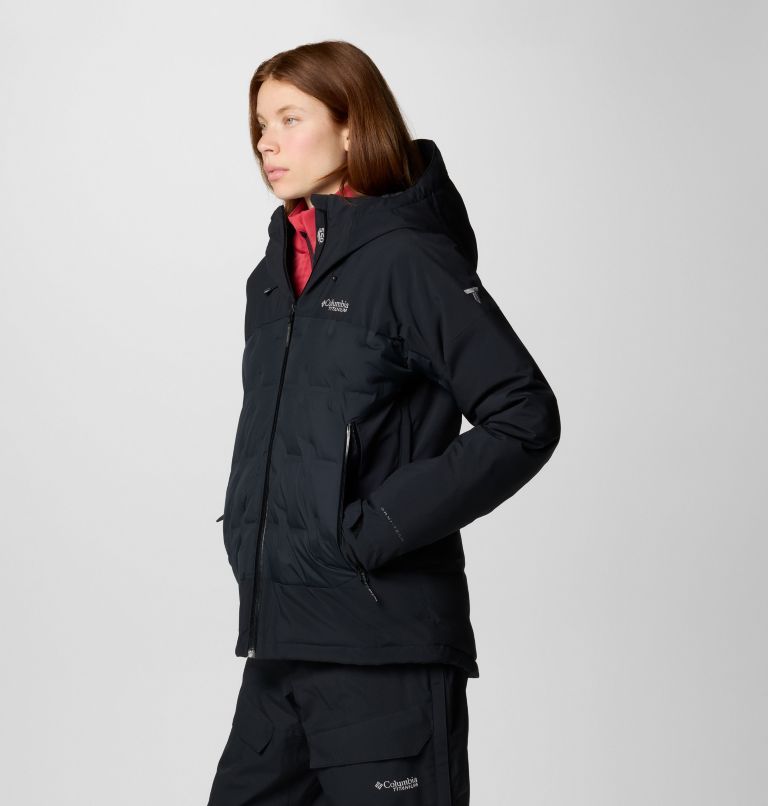 Women's Wildcard IV Waterproof Down Ski Jacket, Color: Black, image 4