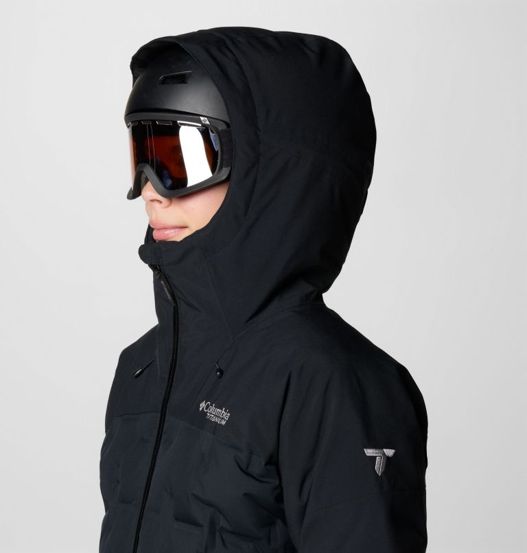 Women's Wildcard IV Waterproof Down Ski Jacket, Color: Black, image 6