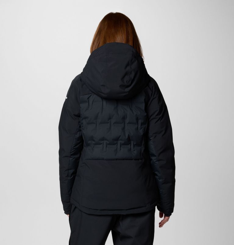 Women's Wildcard IV Waterproof Down Ski Jacket, Color: Black, image 2
