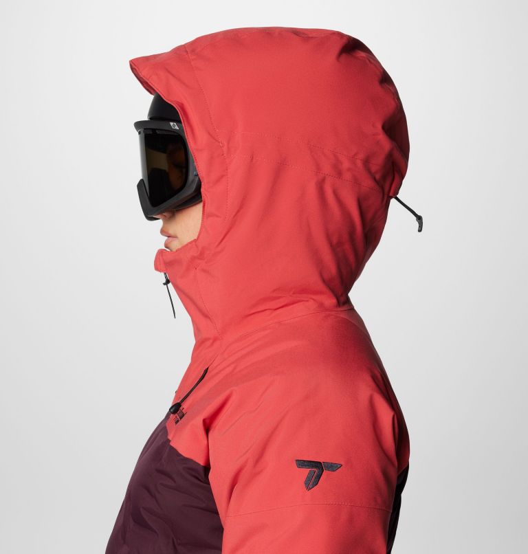 Women's Wildcard IV Waterproof Down Ski Jacket, Color: Daredevil, Moonvista, image 10