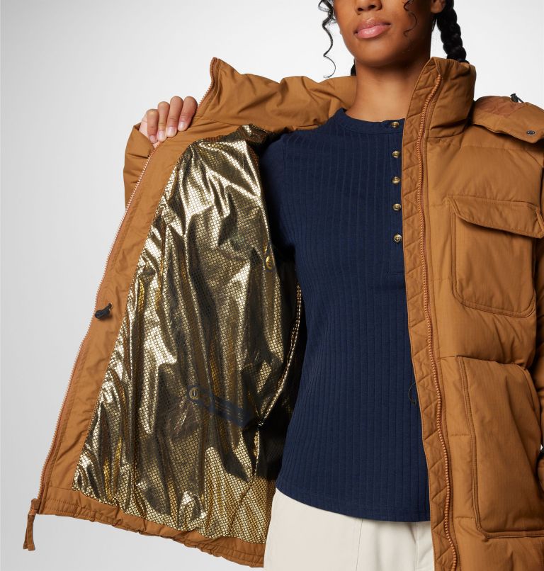 Women's Longhorn Ridge Insulated Jacket, Color: Camel Brown, image 6