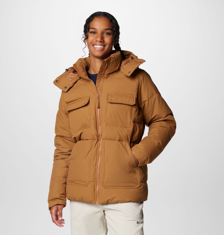 Women's Longhorn Ridge Insulated Jacket, Color: Camel Brown, image 1