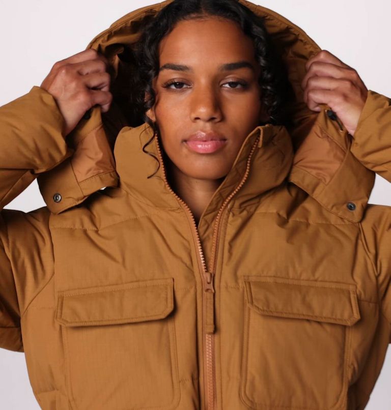 Women's Longhorn Ridge Insulated Jacket, Color: Camel Brown