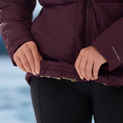 Model showing the elastic hem.