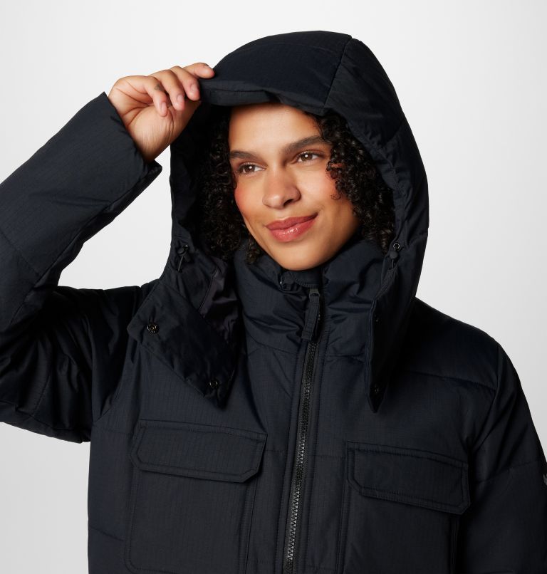 Women's Longhorn Ridge Puffer Jacket, Color: Black, image 5